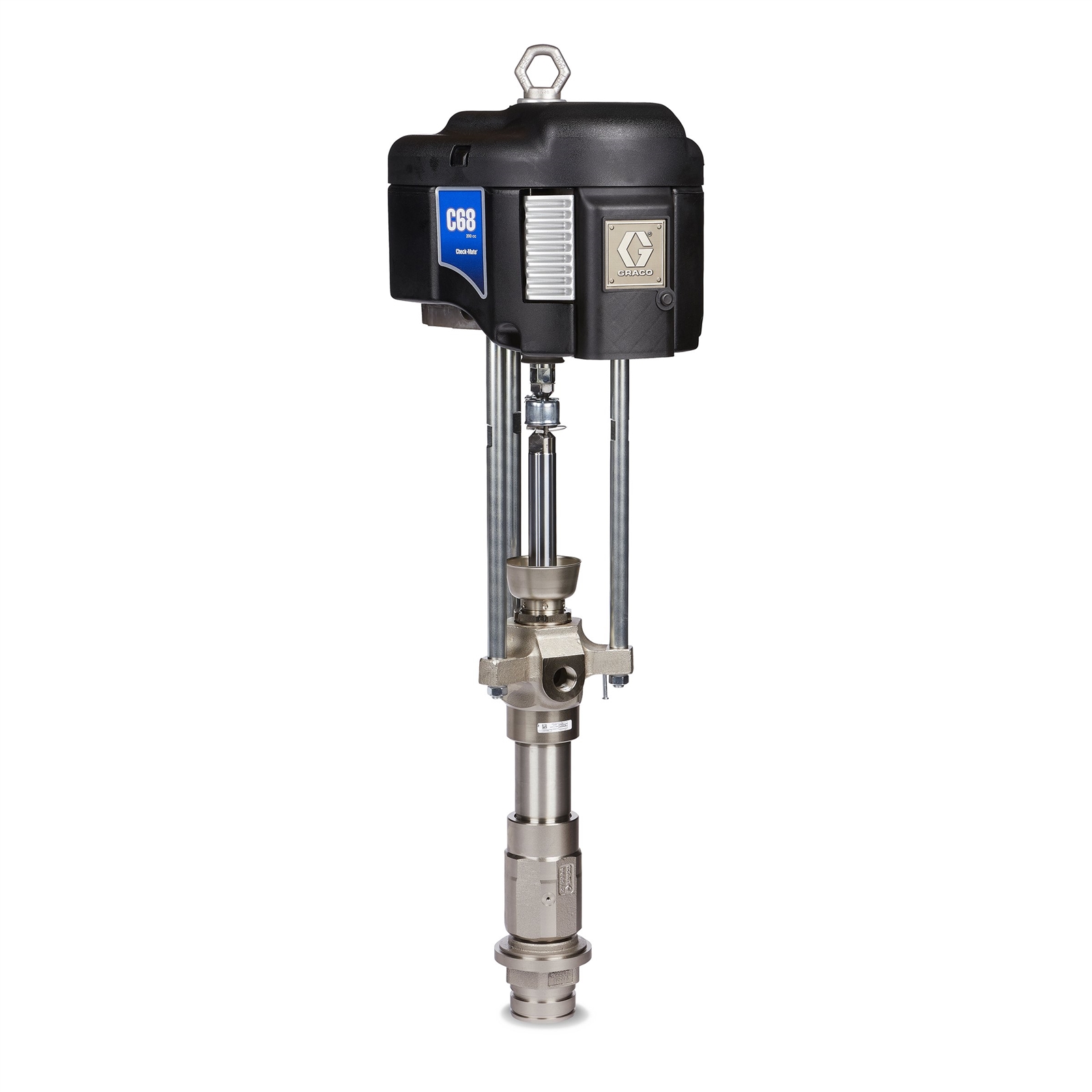 68:1 - 200 cm³ Dura-Flo-Pumpe mit NXT 6500-Luftmotor, Severe Duty, Kohlenstoffstahlkonstruktion