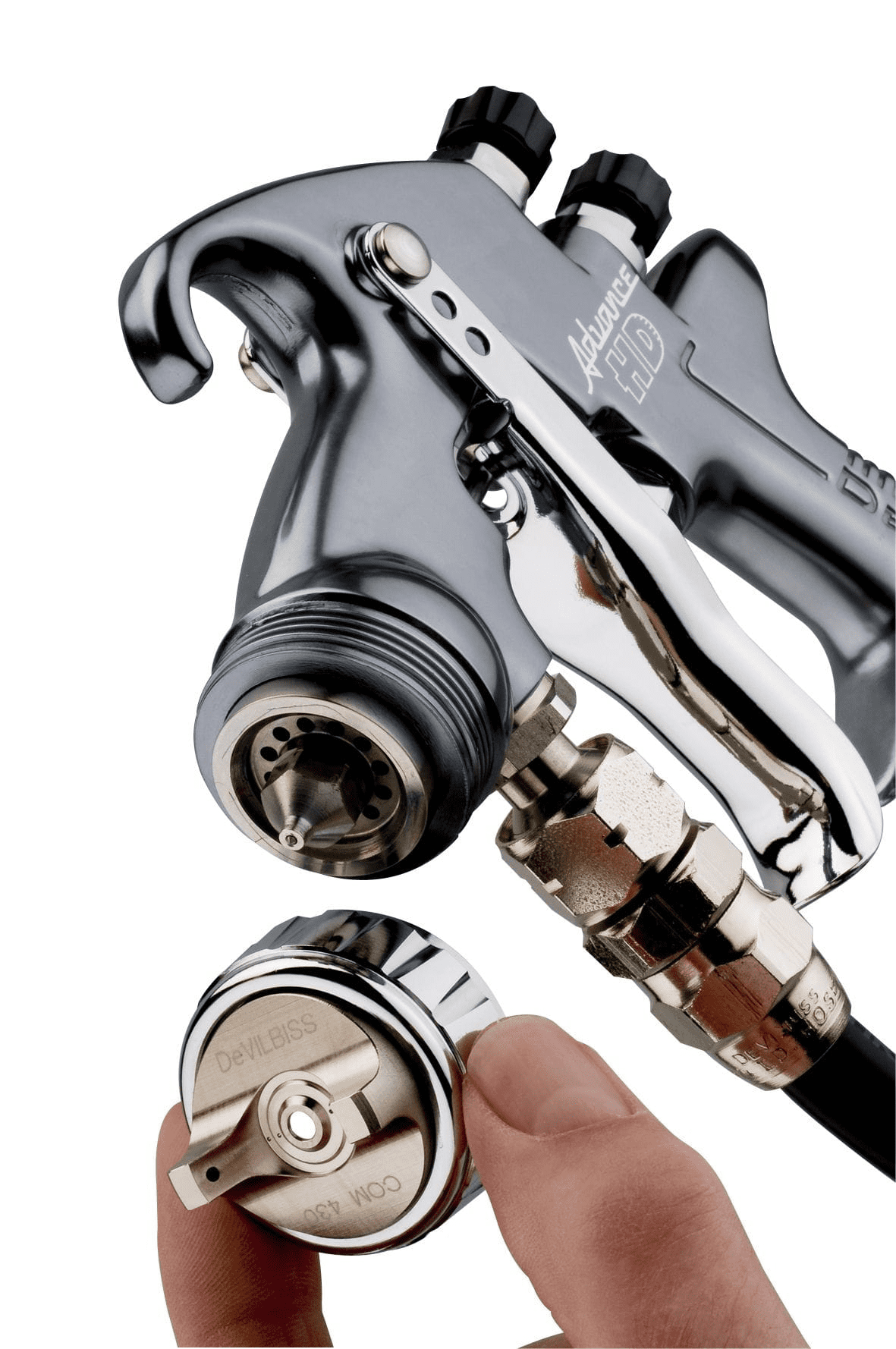 DeVilbiss Advance HD Sprühpistole in Druckausführung