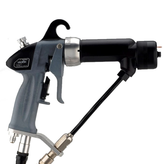 Ransburg Vector AA90 Classic 85 kV , Kein Kabel, 0811 Spitze, Ohne Steuergerät AirCombi elektrostatische Spritzpistolen