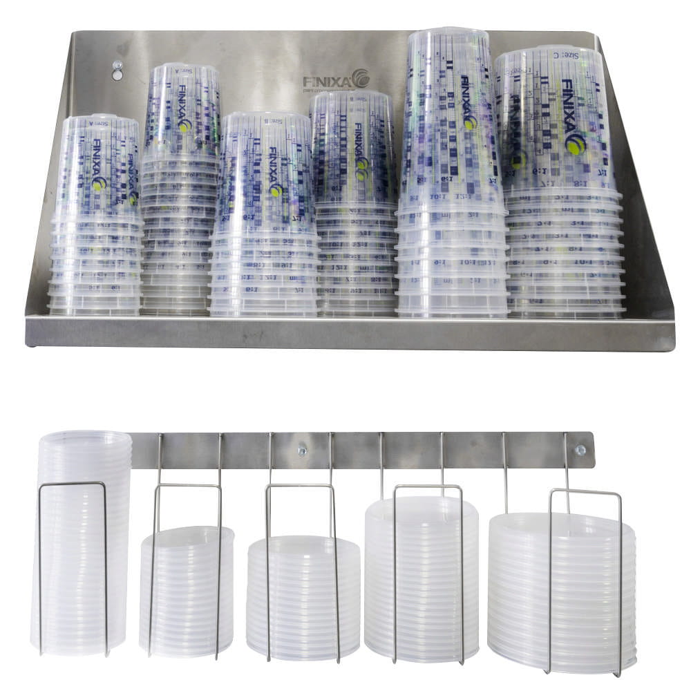 Finixa dispenser for mixing cups and lids