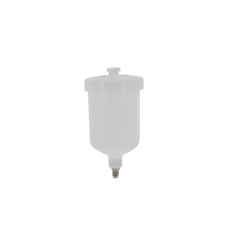 Bicchiere riutilizzabile in plastica 0,6 l, con filettatura fine, completo [per SATA LM 92]