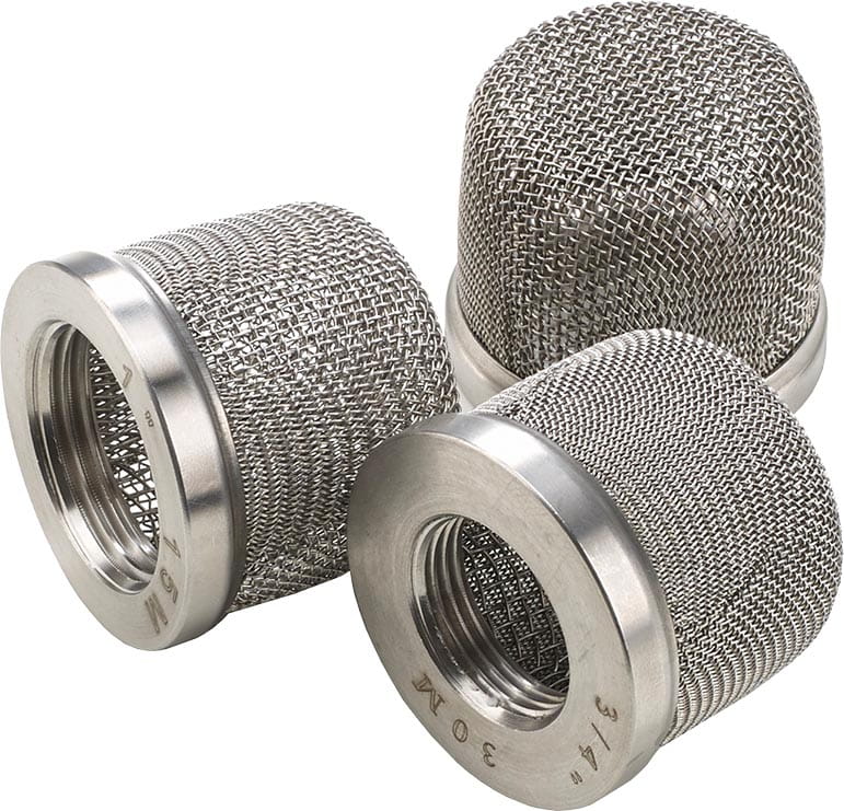 Filtr ssący pompy ze stali nierdzewnej (30 oczek, 25 x 1 mm)