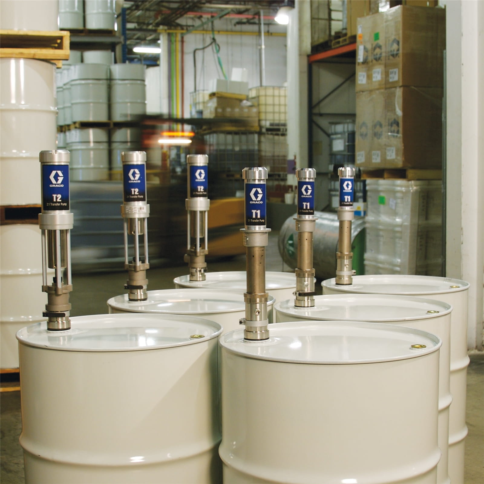 T1 Zufuhrpumpen (2) mit Zufuhrschläuchen