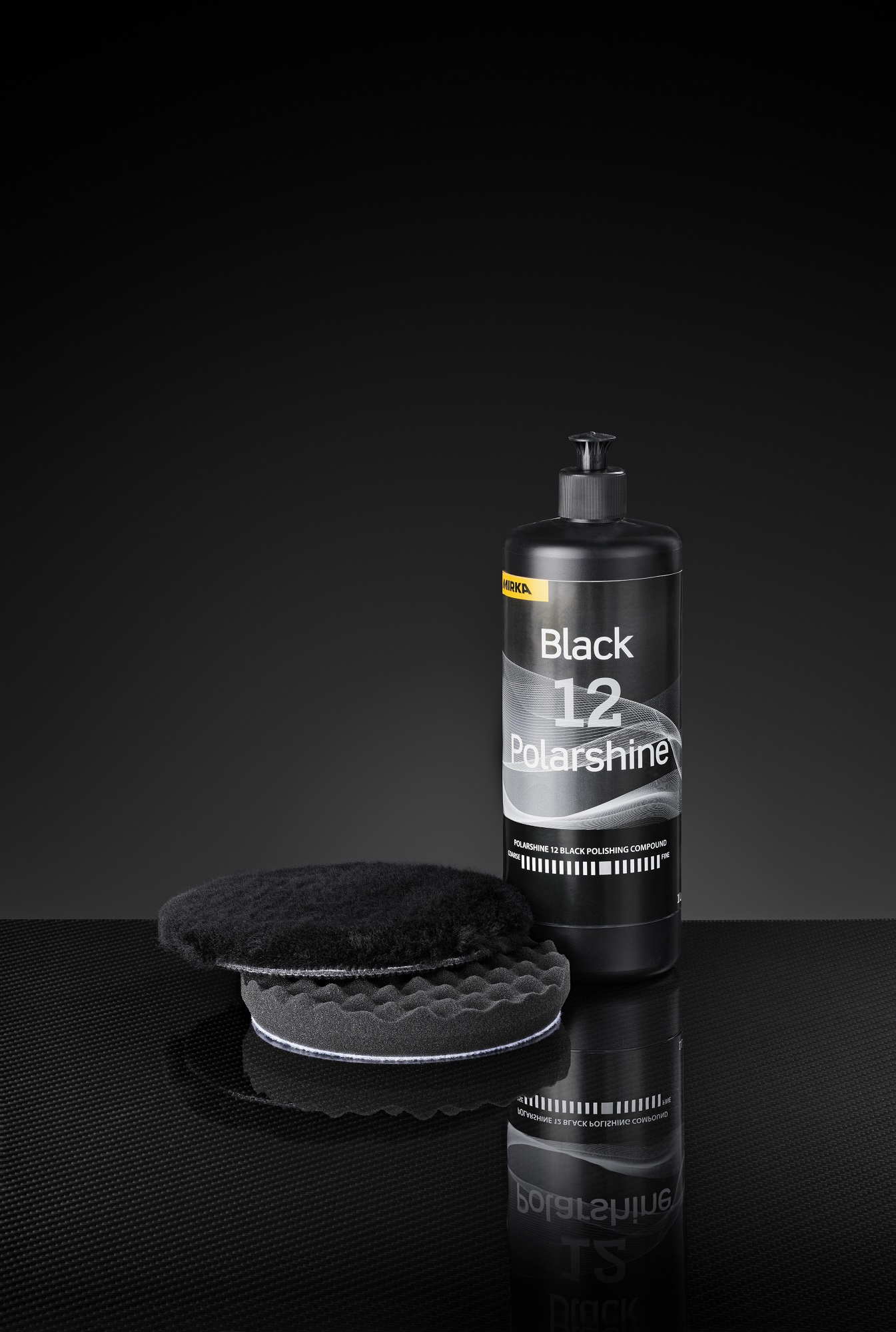 Mirka Polarshine 12 Black polish - 5L/1.32 gal
