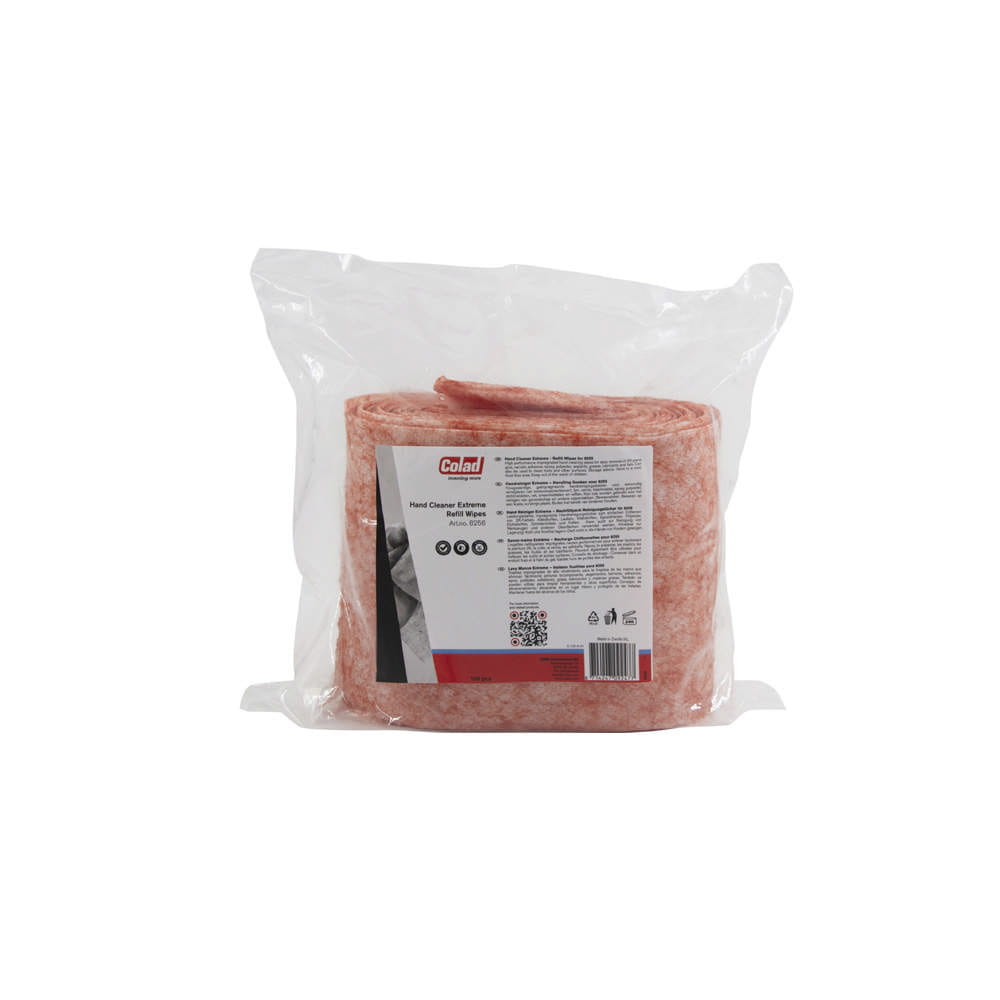 Colad Hand Cleaner Extreme – Refill Pack of 100 Wipes