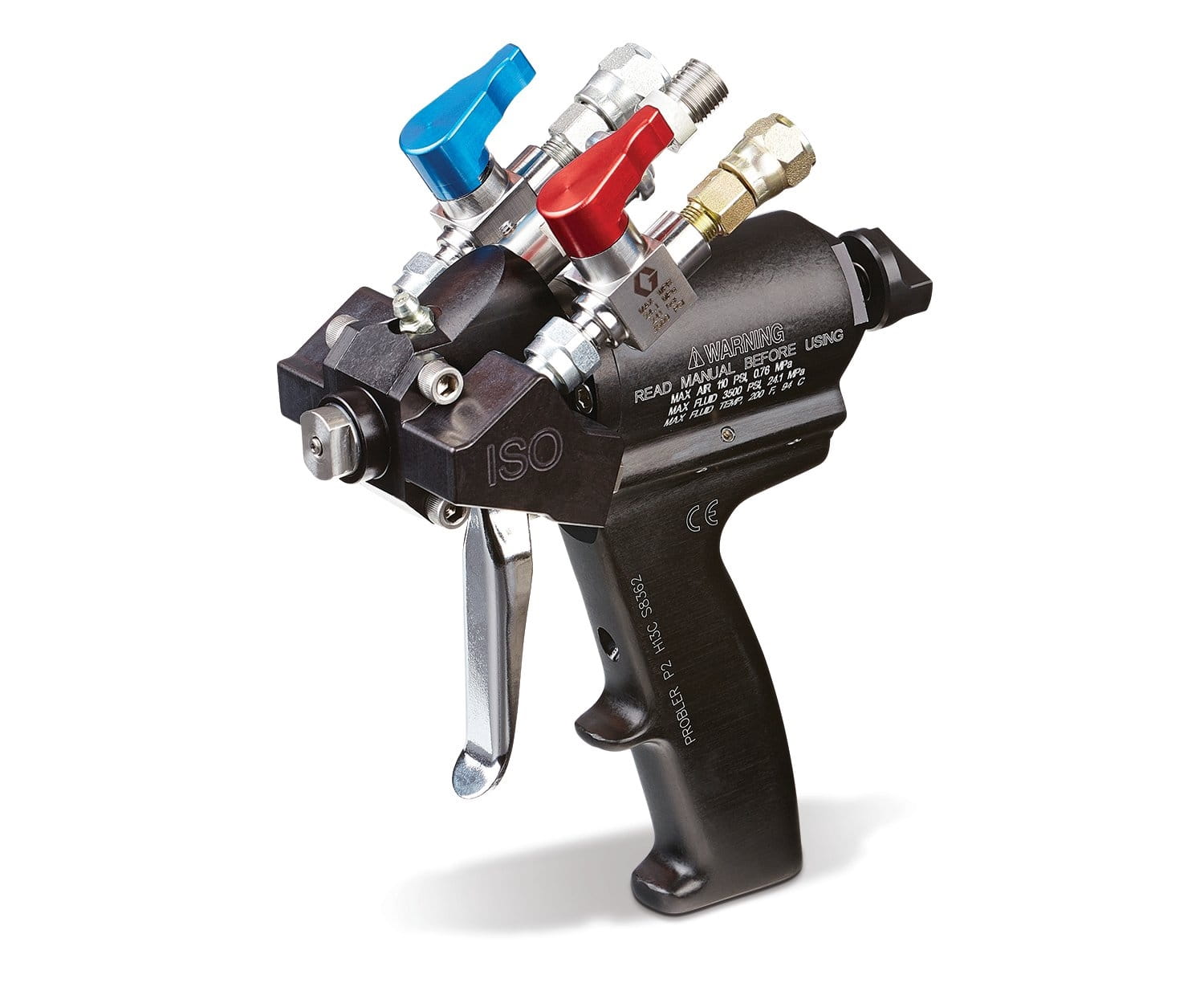 Probler P2 pistol assembly with 00 mixing chamber set