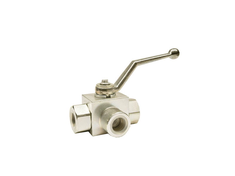 beschichtpunkt - Ersatzteil Kugelhahn HD-Kugelhahn 3-Gänge aus Edelstahl IG 1/2"