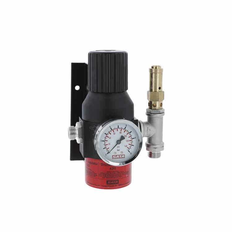 SATA Druckminderer 420 mit Manometer 0-10 bar für AB 1
