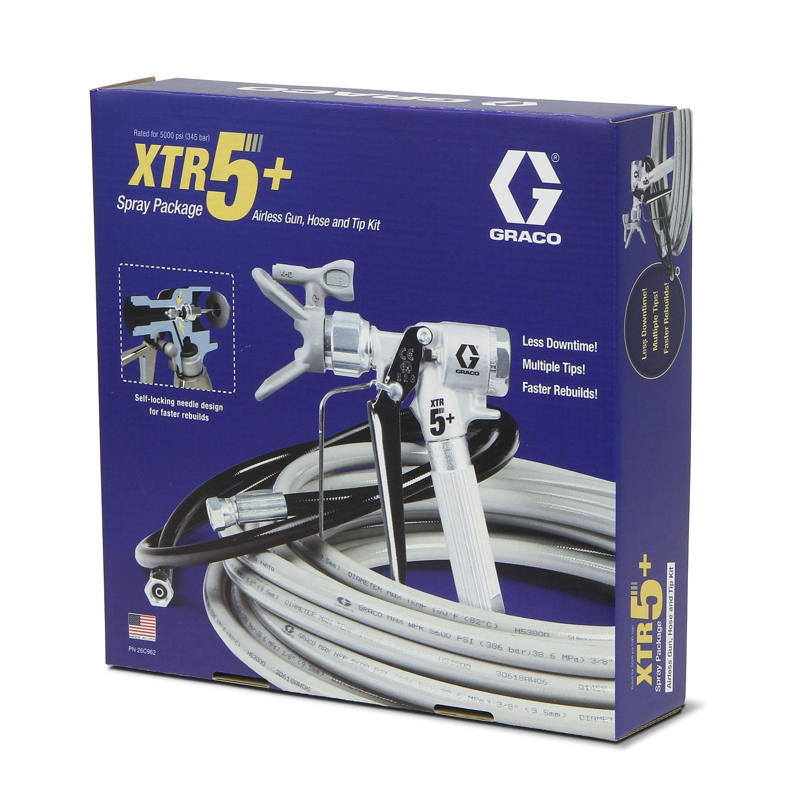 XTR5+ Kit pistolet, tuyau et buses