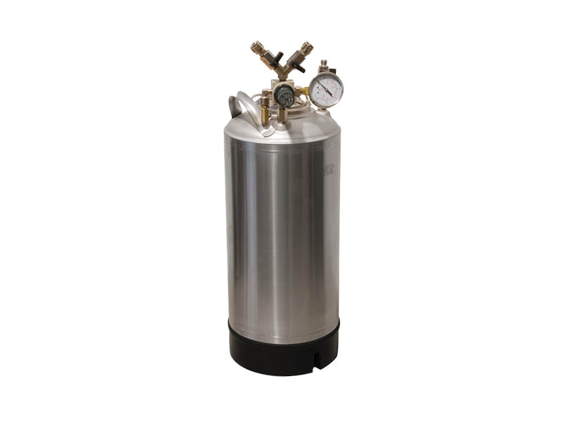 Beschichtpunkt FP16 Pressure vessel L 16 made of STAINLESS STEEL - Manual opening
of the lid - Pressure regulation of the material -
Connection for 1 spray gun - Material outlet
upwards with suction