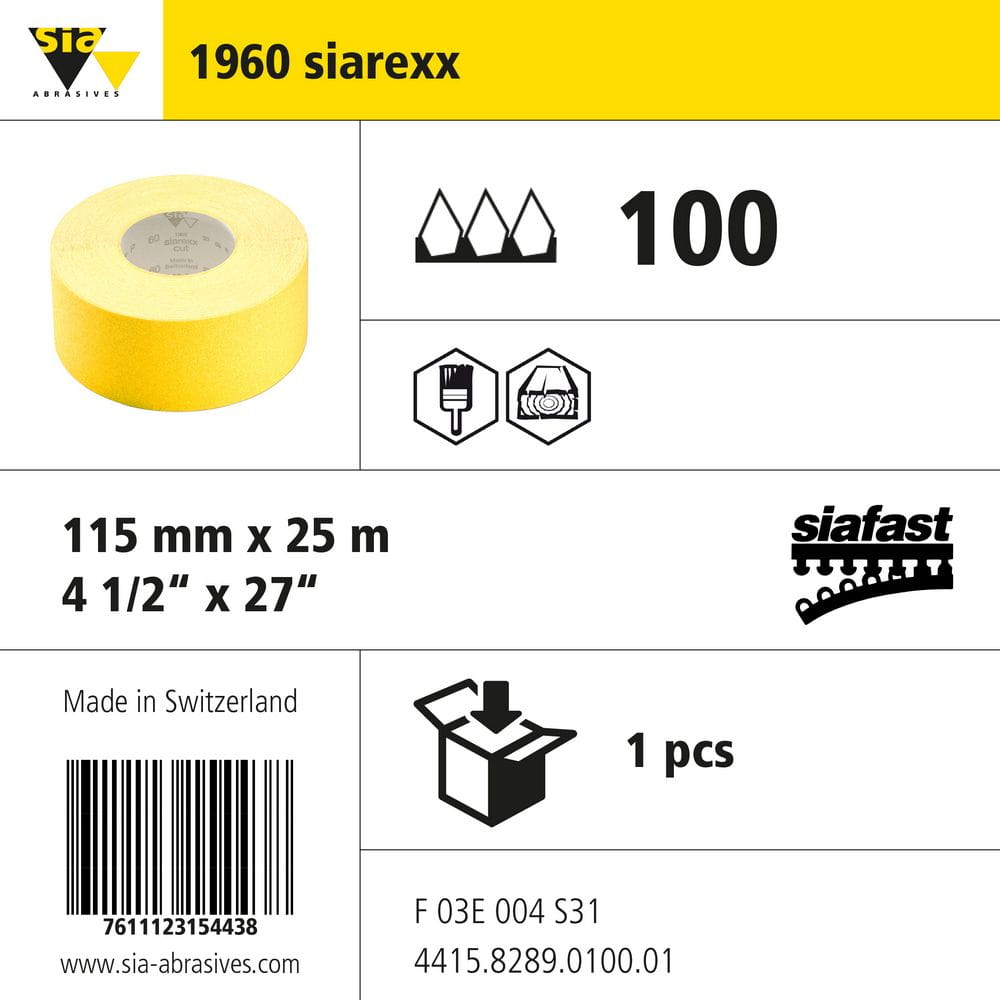 sia Abrasives 1960 siare x x – siafast Schleifrolle – 100