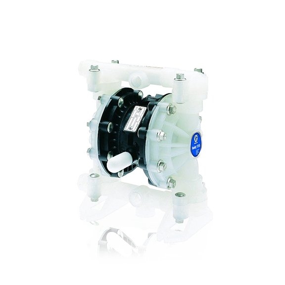 Husky 515 PP (1/2" BSP) Pompa standardowa, obudowa środkowa z PP, gniazda ze stali nierdzewnej, kulki ze stali nierdzewnej i membrana SP
