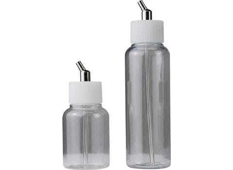 Ventosa con tapa y adaptador - XTech 500 - 100 ml (3,38 fl oz), vaso de pintura para aerógrafo