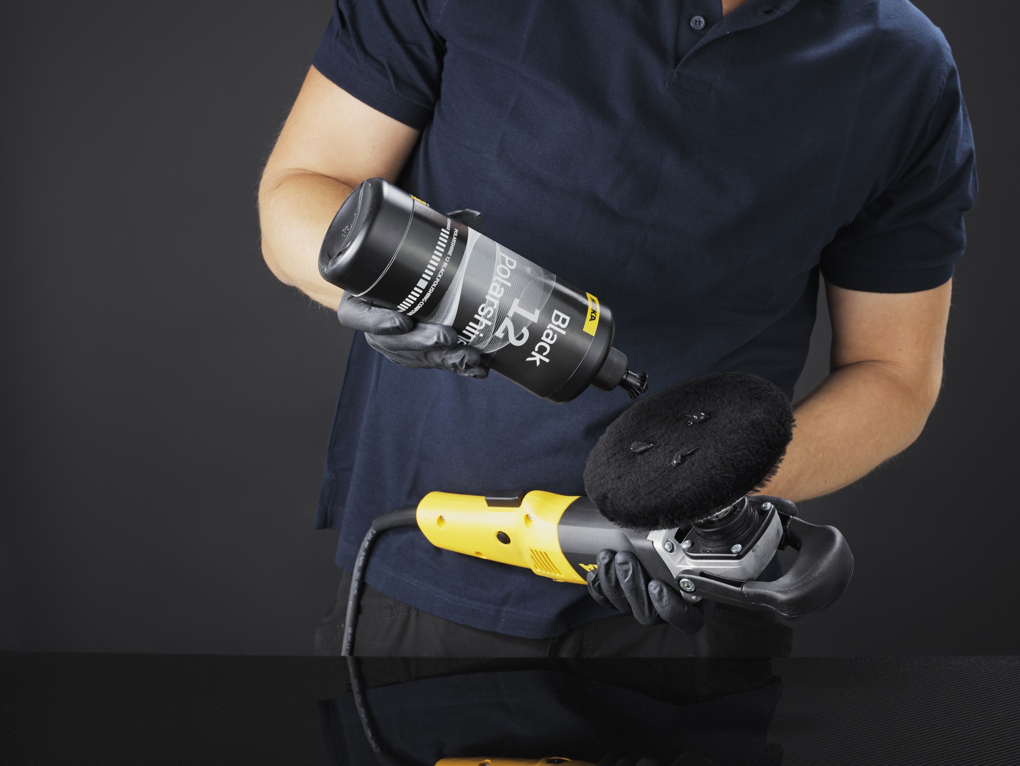 Mirka Polarshine 12 Black polish - 5L/1.32 gal