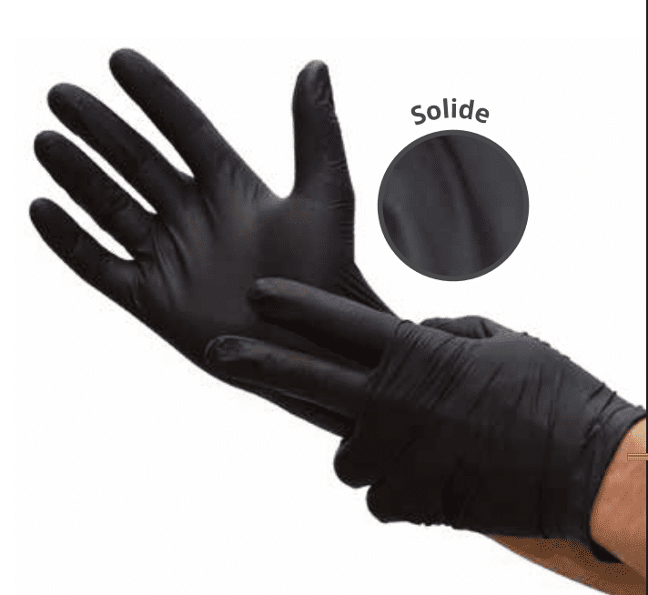GANTS EN NITRILE NORTHSHIELD –  NITRIL BLACK M – Gants de protection contre les produits chimiques et pour la peinture