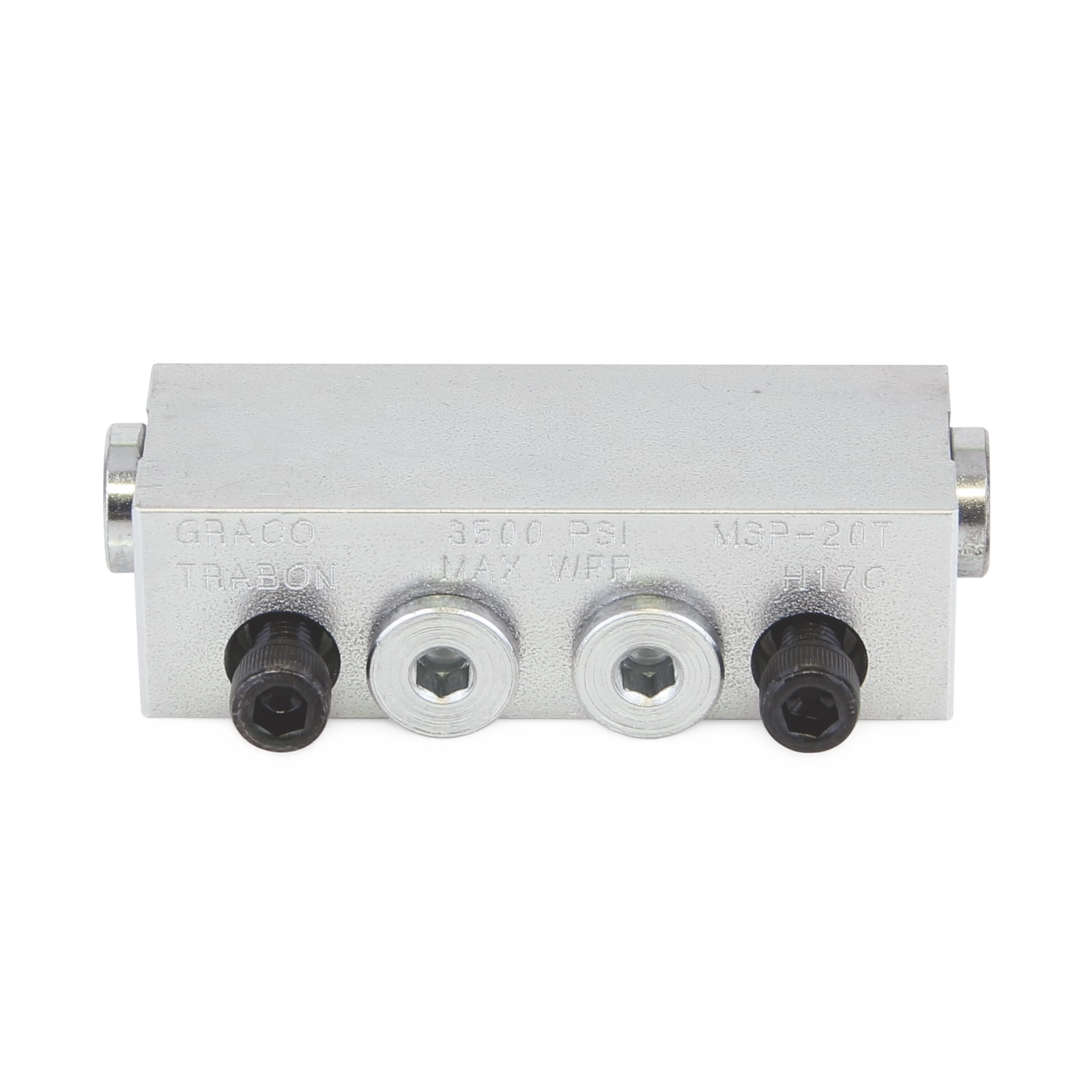 Modulares Trabon® MSP-Verteilerventil aus Edelstahl - MSP-10S-SS - 0,33 cm³ (0,020 in³)