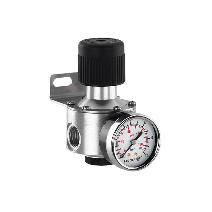 Sagola 430 Plus Mini-Luftdruckregler; 3/8" 0–10 Bar - Für begrenzten Bauraum