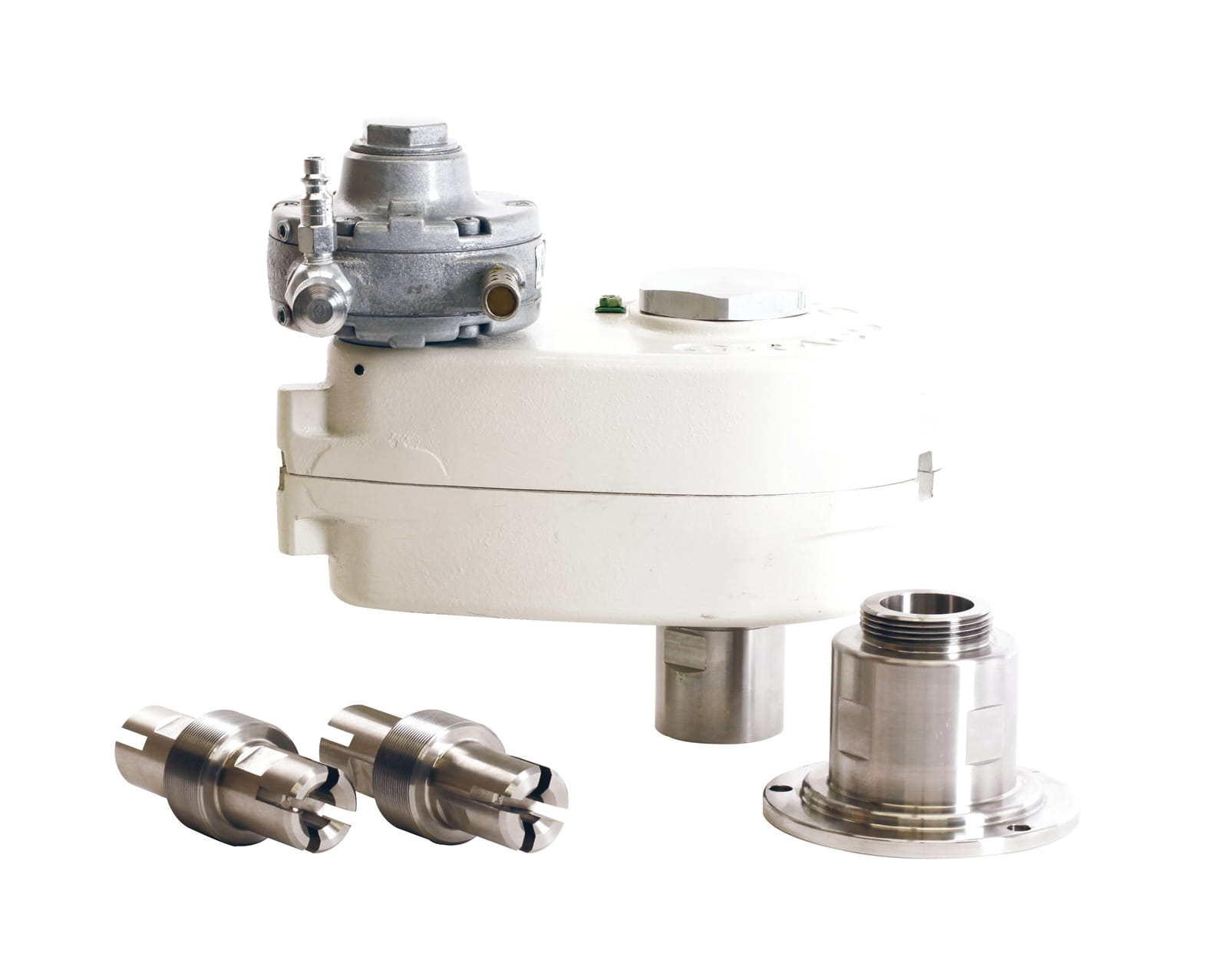 Agitatore ad alte prestazioni in fusto con ingranaggi, acciaio inossidabile, adattatore per tappo da 2 pollici, adattatore per albero da 7/16 pollici