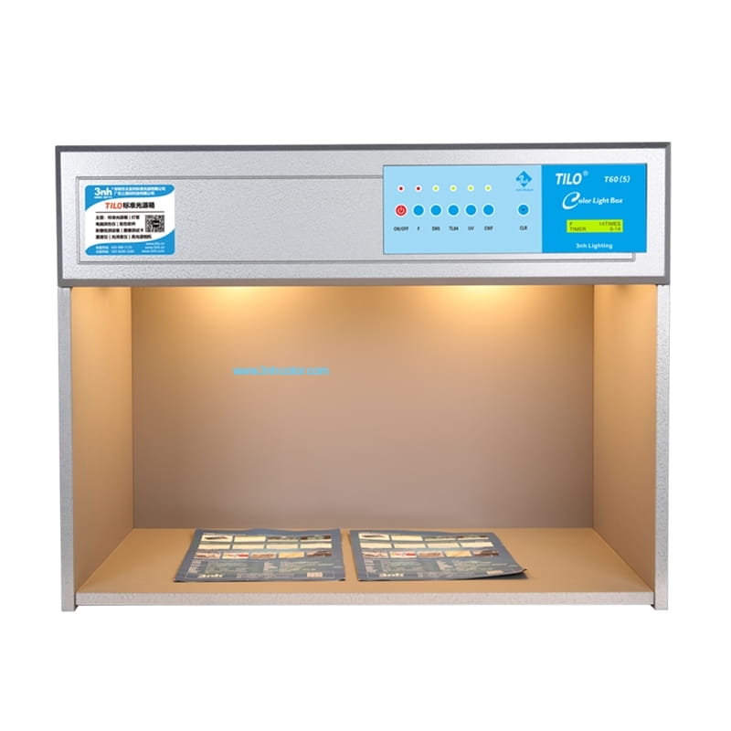 3nh Colour Light Cabinet – Model T60(5) – Light source: D65, TL84, F, UV, CWF