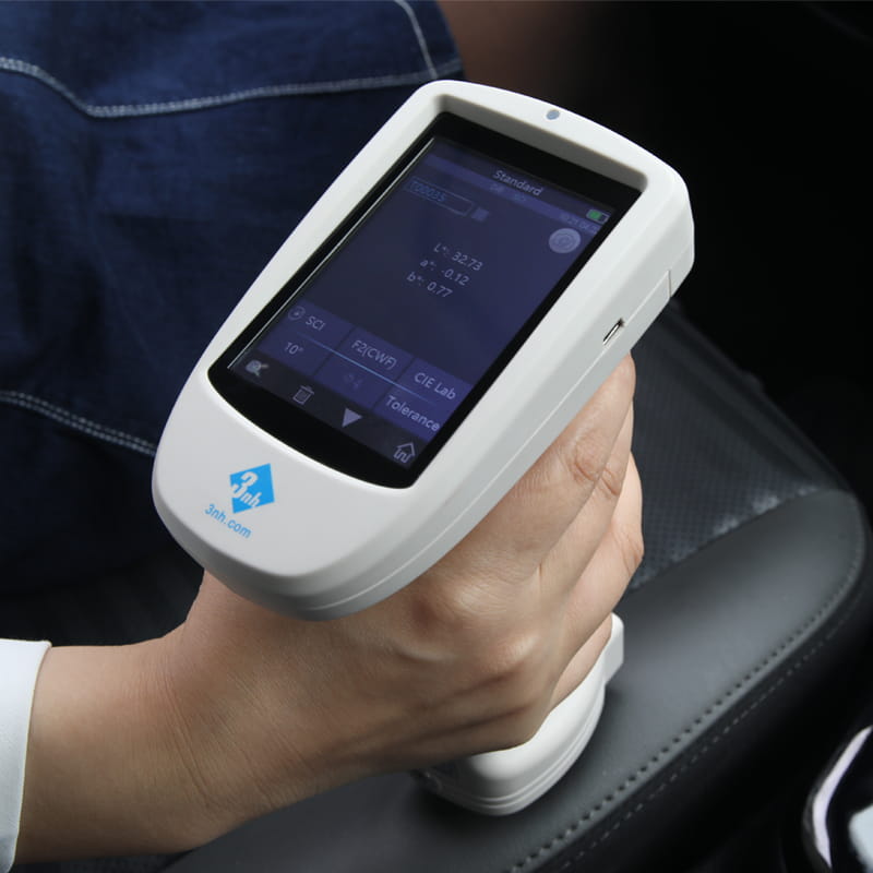 3nh ST70 Portable Spectrophotometer – Measurement geometry, spectrum and functions: D/8 (360–780 nm) — with UV illumination and Bluetooth