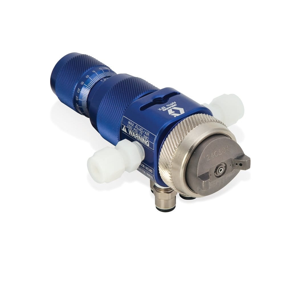 Pistolet natryskowy AirPro EFX Auto, Direct Connect, LVMP, dysza 1,3 mm (0,051 cala) ze stali nierdzewnej, pokrętło regulacji materiału z pierścieniem blokującym