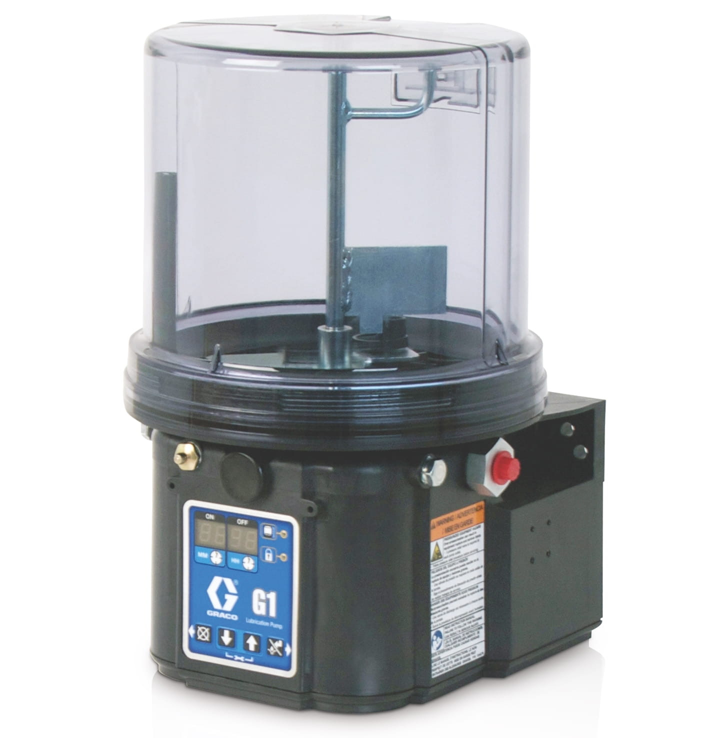 G1™ Plus Ölschmierpumpe, 90-240 VAC, 8 Liter, DIN