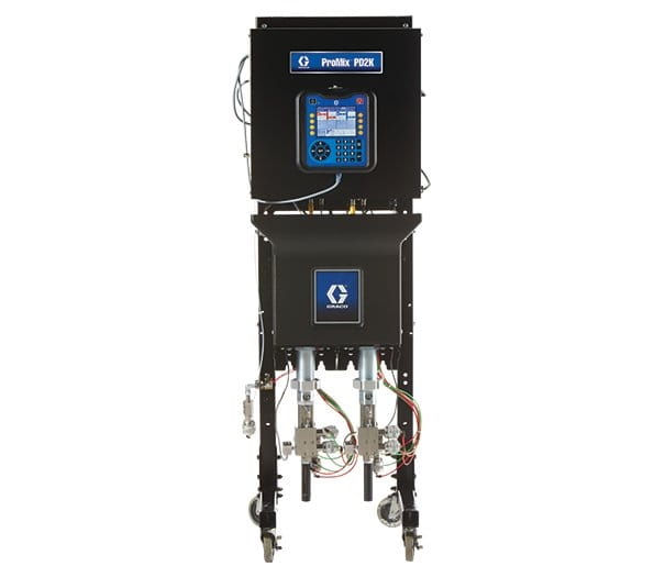 Automatisches Dosiergerät ProMix PD2K, Standard, hoher Druck, 70-cm³-Harzpumpe, 35-cm³-Härterpumpe