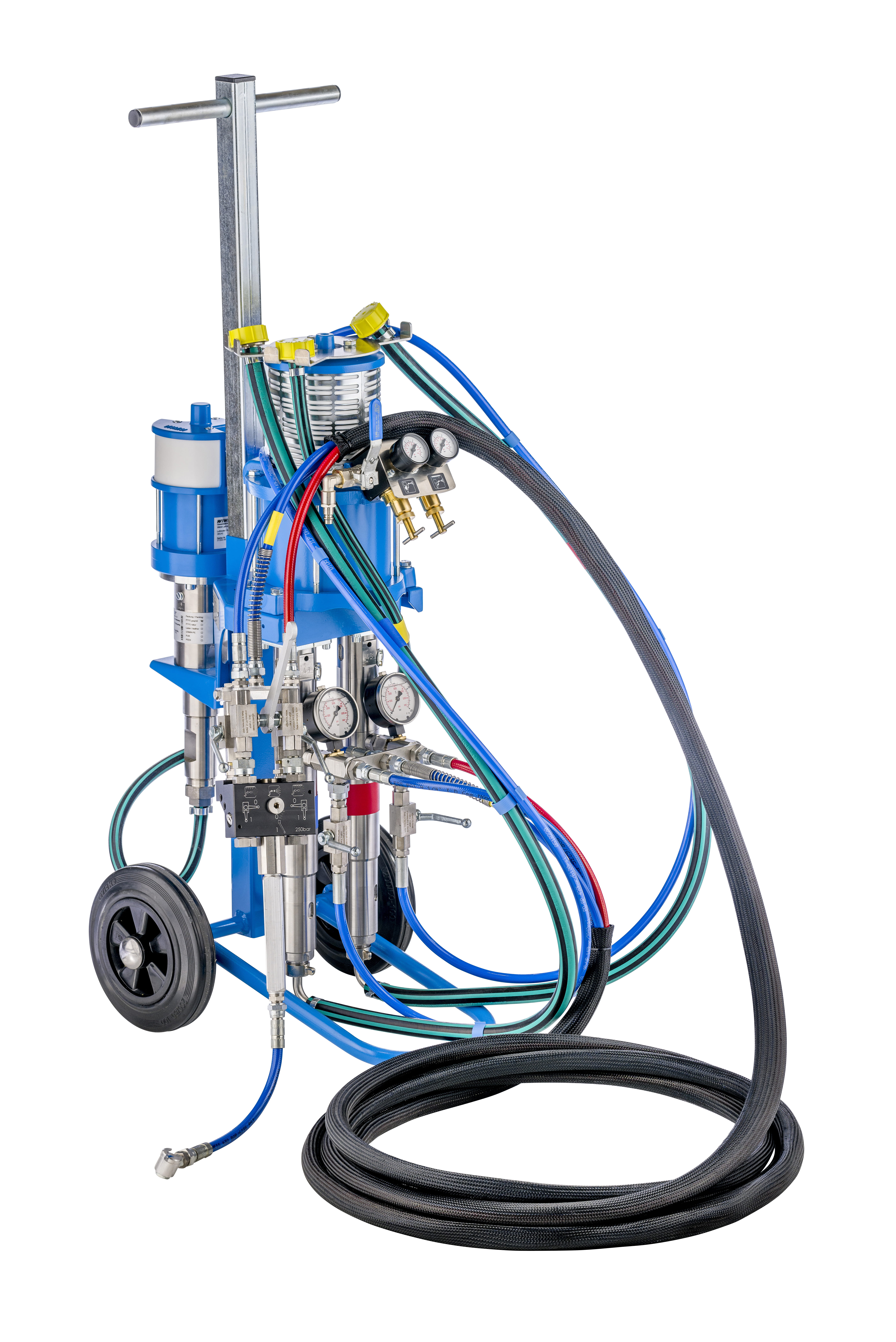 WIWA INJECT 2K pneumatische 2K Kolbenpumpe 1:1, 14025 GX Model INJECT 2K 14025 GX