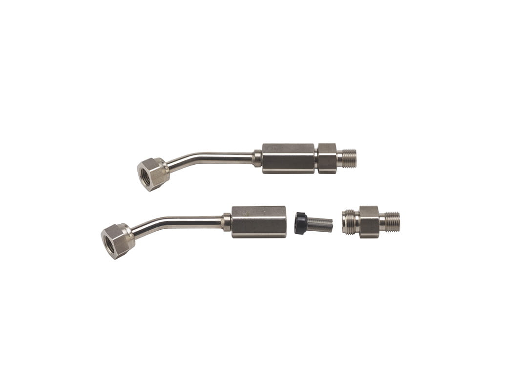 Beschichtpunkt obudowy filtra, wygięty, gwint wewnętrzny 1/4" BSP x gwint zewnętrzny 1/4" BSP