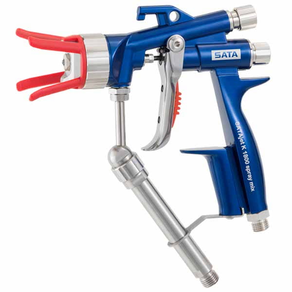 SATAjet K 1800 spray mix avec tube de produit et filtre de produit long pour filtre en ligne, filtre 100 msh, sans buse de produit