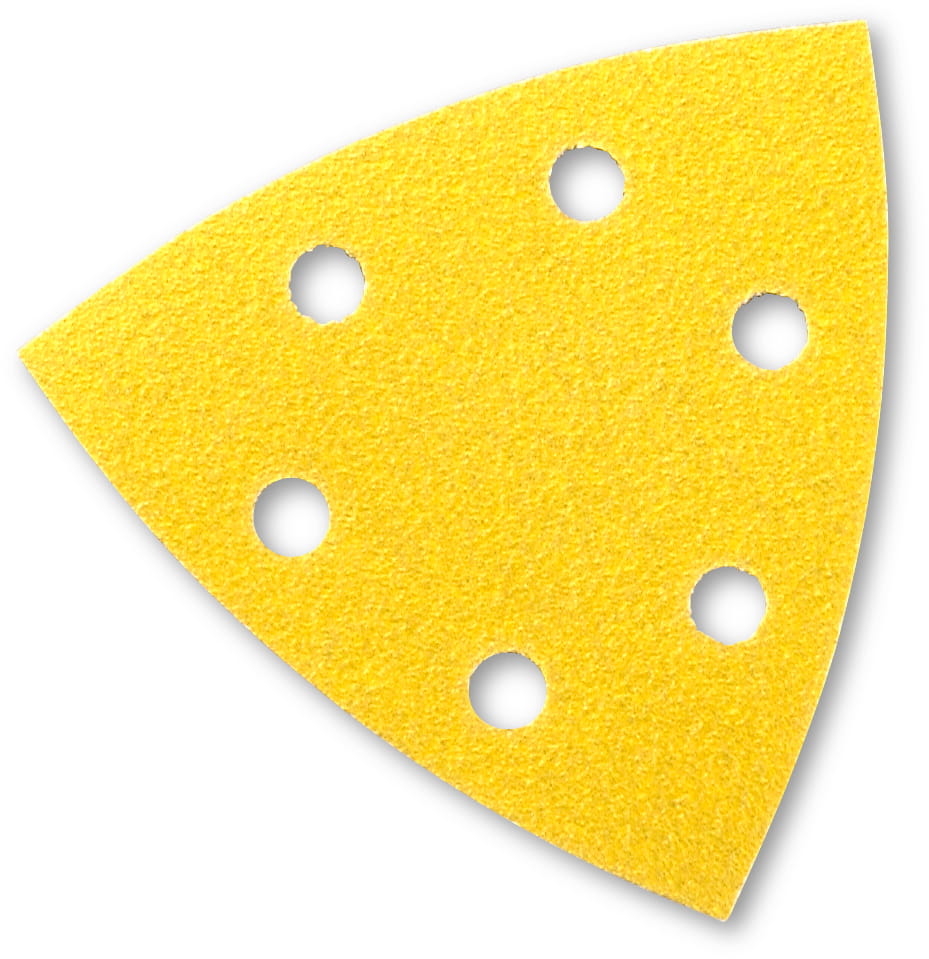 sia Abrasives 1960 siare x x – Delta-/Polygon-Schleifmittel – 93 x 93 mm, 6-Loch – Körnung 60