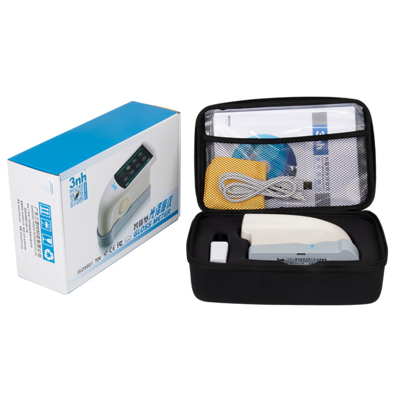 3nh NHG268 Triangular Gloss Meter – Gloss measurement: 20° / 60° / 85° — Basic mode — Touchscreen