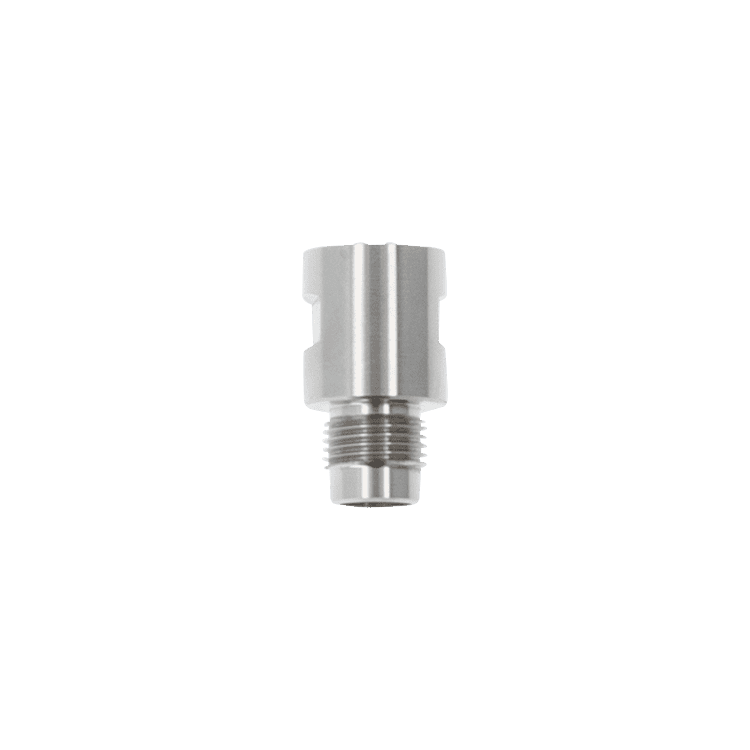 Pistolen-Adapter Nr. 9 mit QCC und Anschlußgewinde G 3/8-18 NPSF mit Dichtring