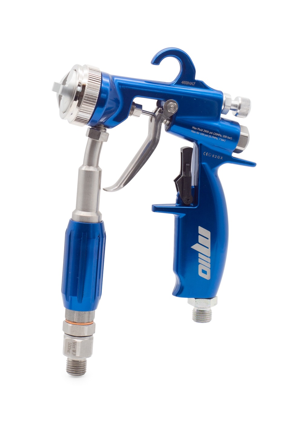 MASPRA AirCombi Pistole M110 OPTIMA 2100 mit Drehgelenk und langem Filtergehäuse
