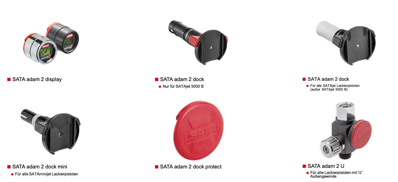 SATA adam Spritzluftkontrolle