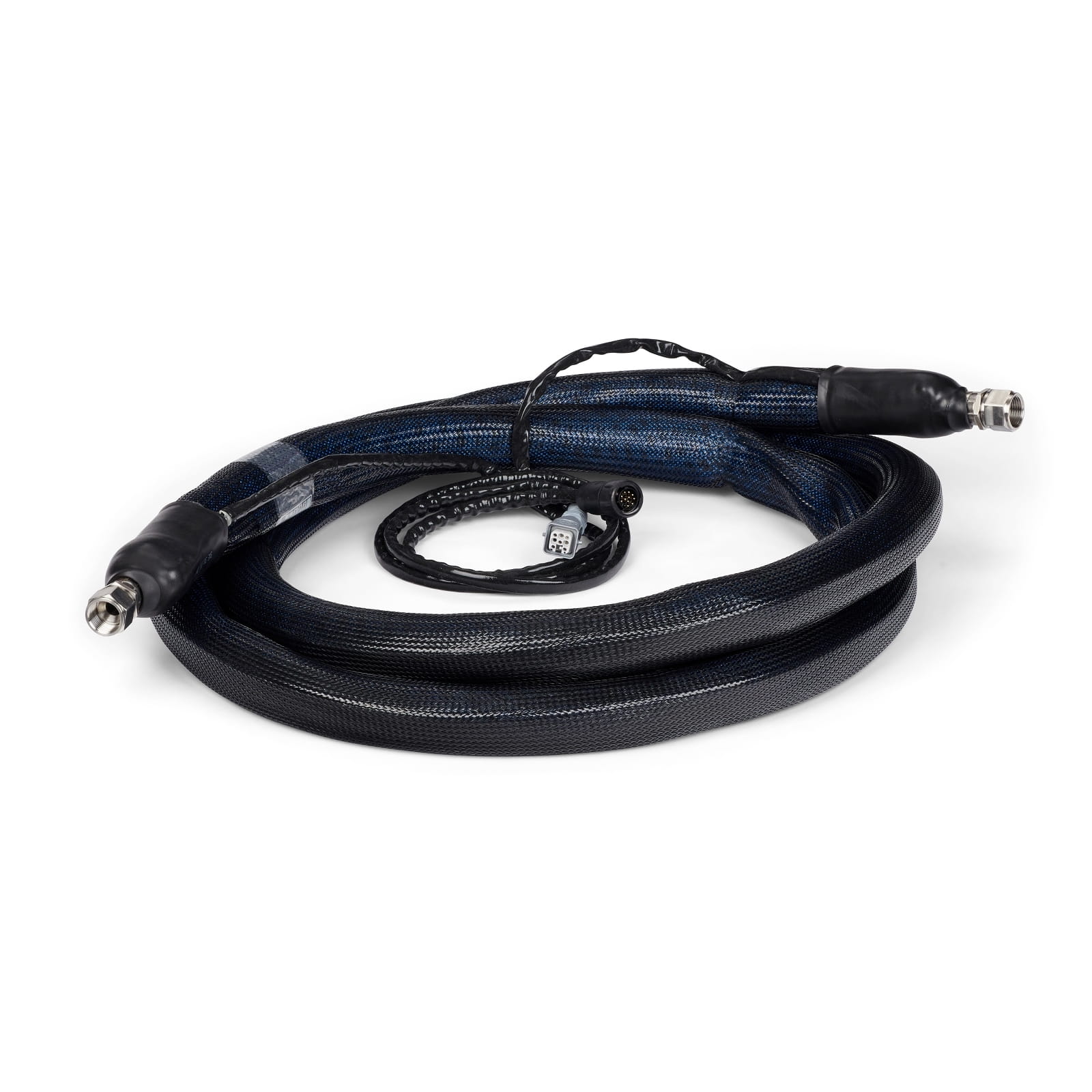 4.6 m (15') Insulated, Stainless Steel Sheathed, PTFE Hot-Melt Heating Hose, No. 8 (10.2 mm / 0.401" ID)