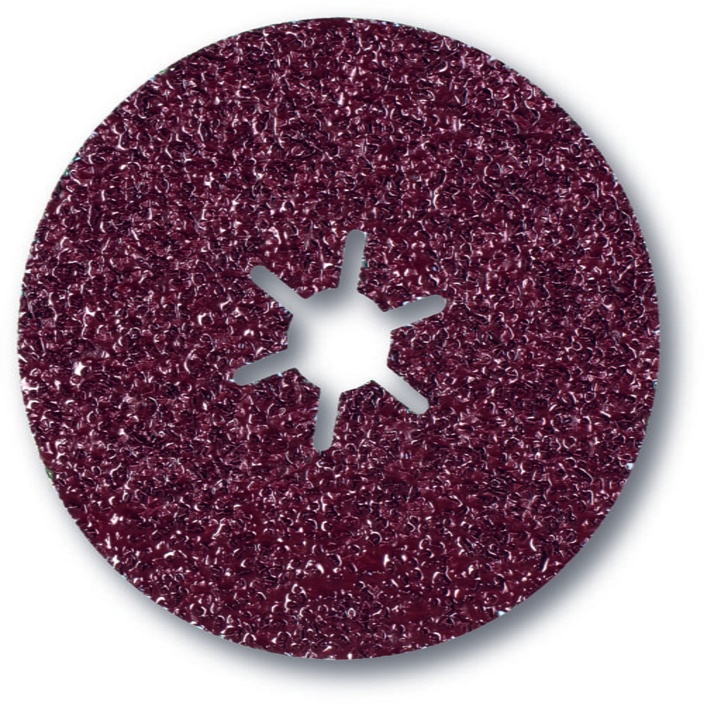 sia Abrasives 4581 siaramic – Fiberschleifscheibe – Ø 100 mm, Sternloch: 16 mm – Körnung 60