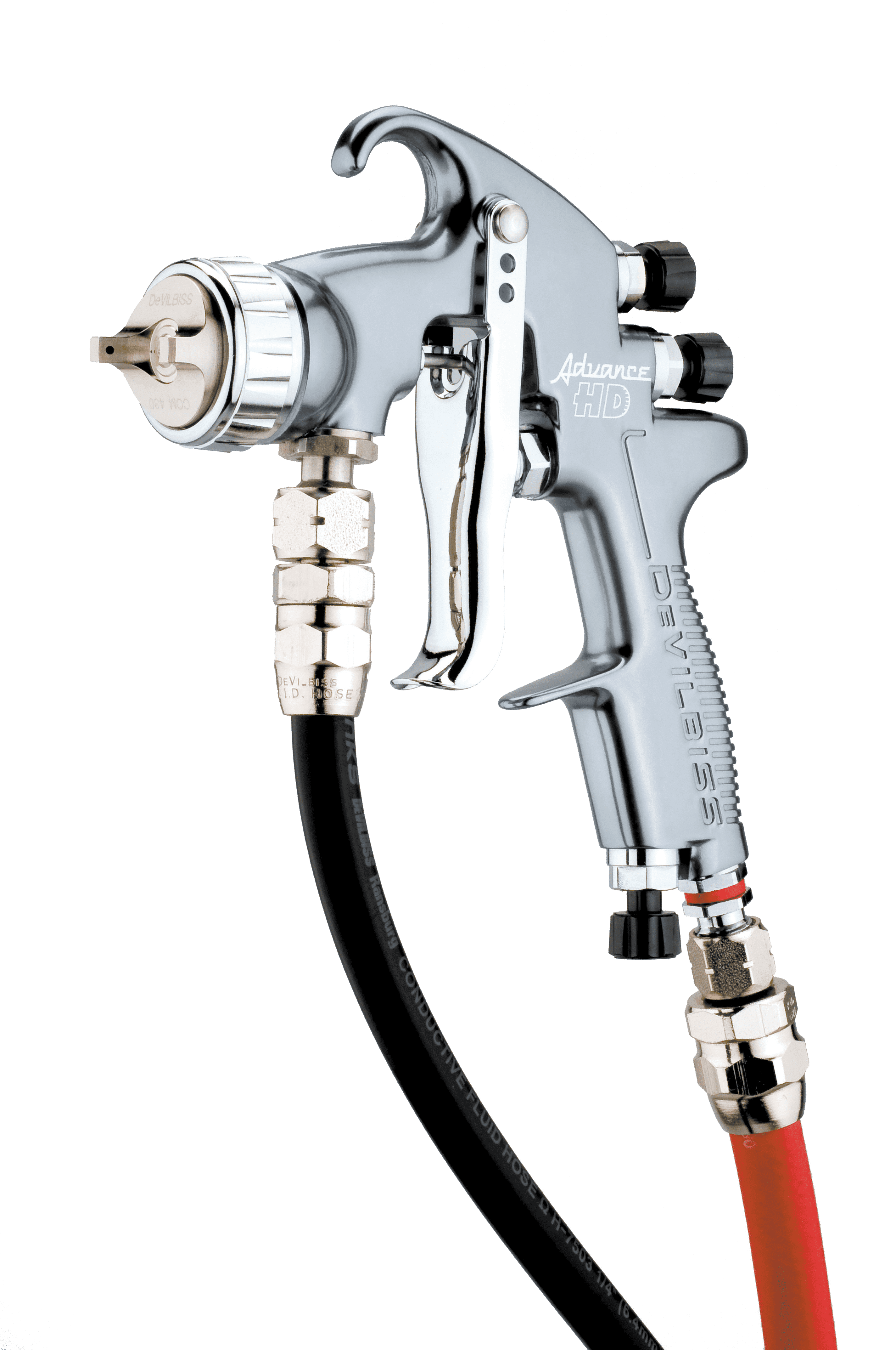 Devilbiss. Краскопульт DEVILBISS. Краскопульт ADV-p430-16 DEVILBISS 1.6 mm с красконагнетательным баком 10 л.