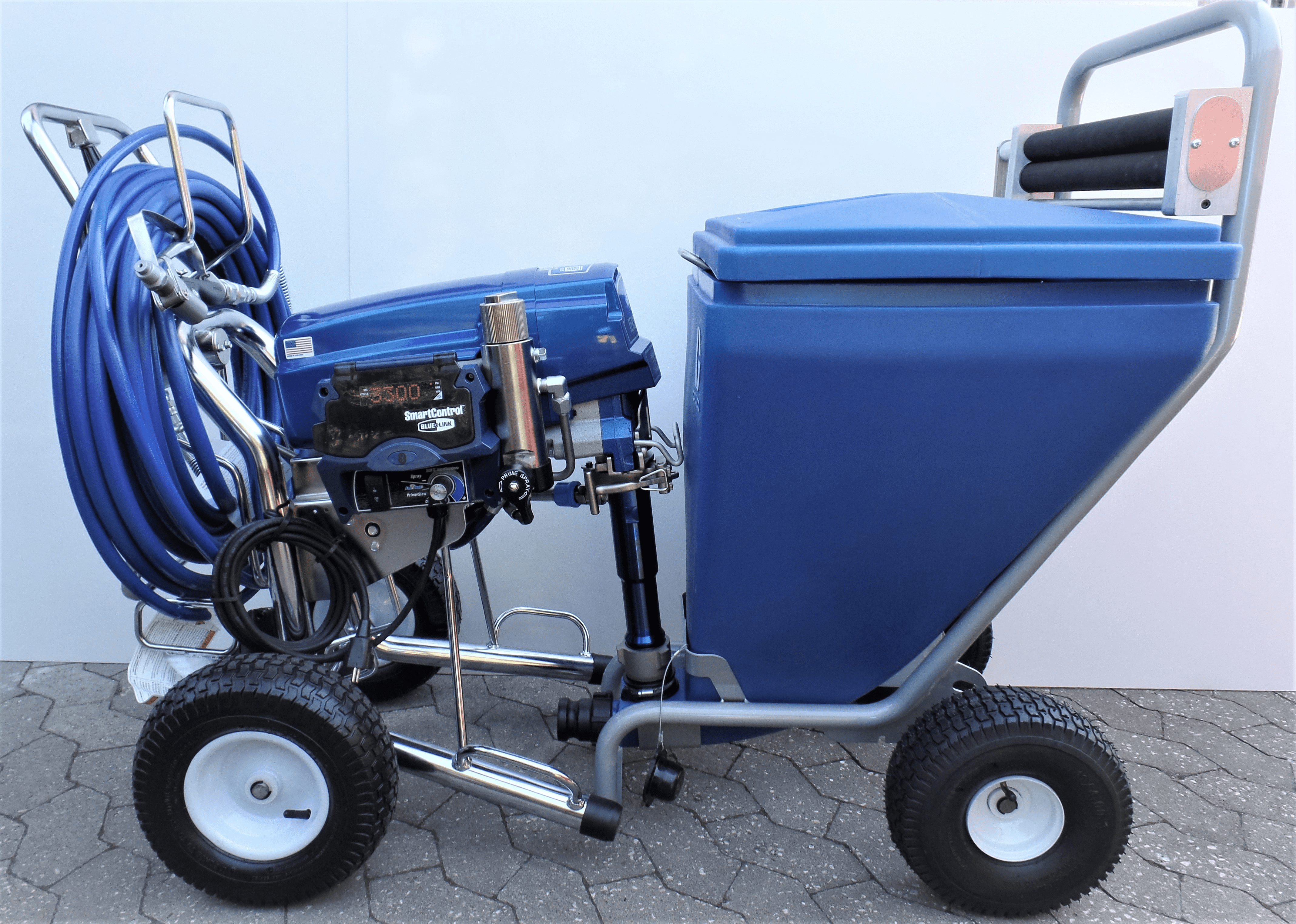 Graco Mark X Airless-Spritzgerät im Einsatz