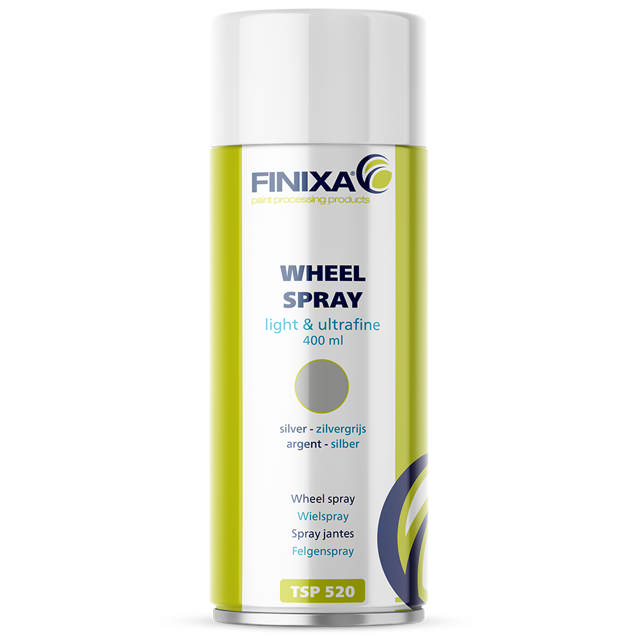 Finixa Spray para llantas plateado brillante ultra fino 400 ml