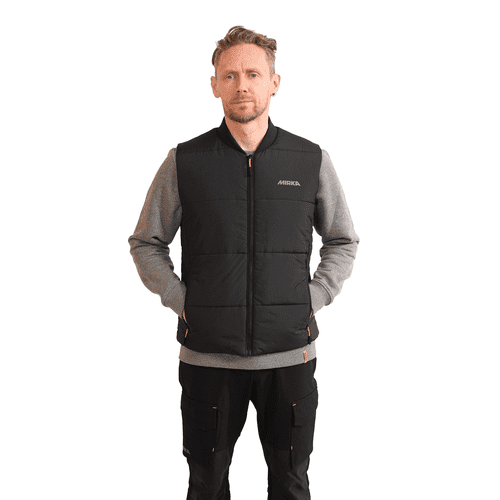Mirka® Weste Slogan Schwarz – L – 919MR1000L