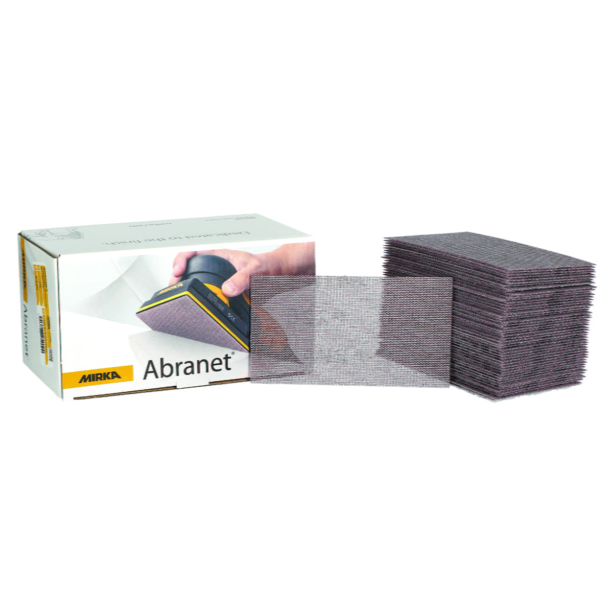 Mirka ABRANET 70x125mm Grip P80, 50/pack | beschicht.com