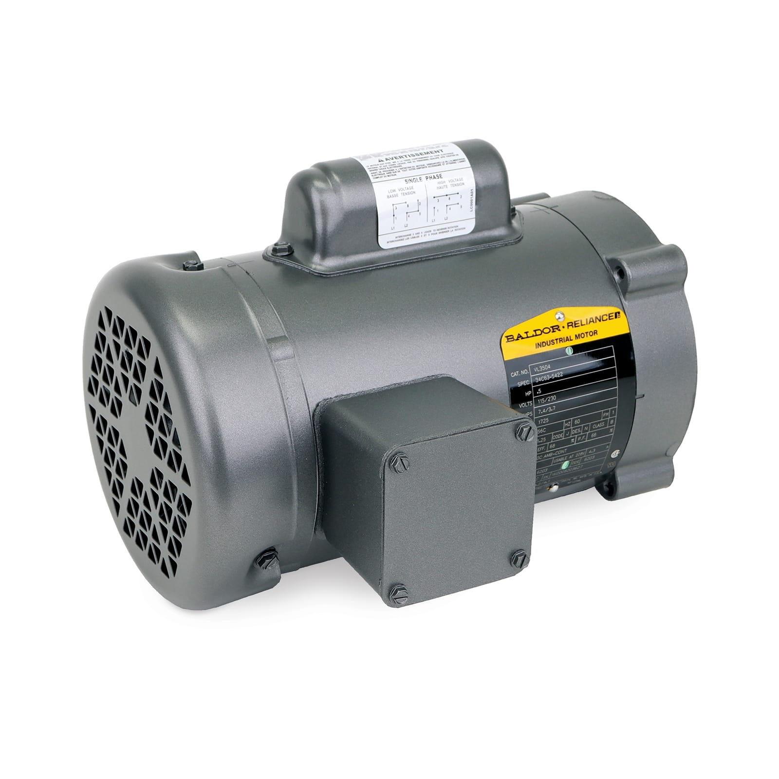 Graco Motor, 115/230 IPH 60HZ 1/2HP 56C TEFC – 557271