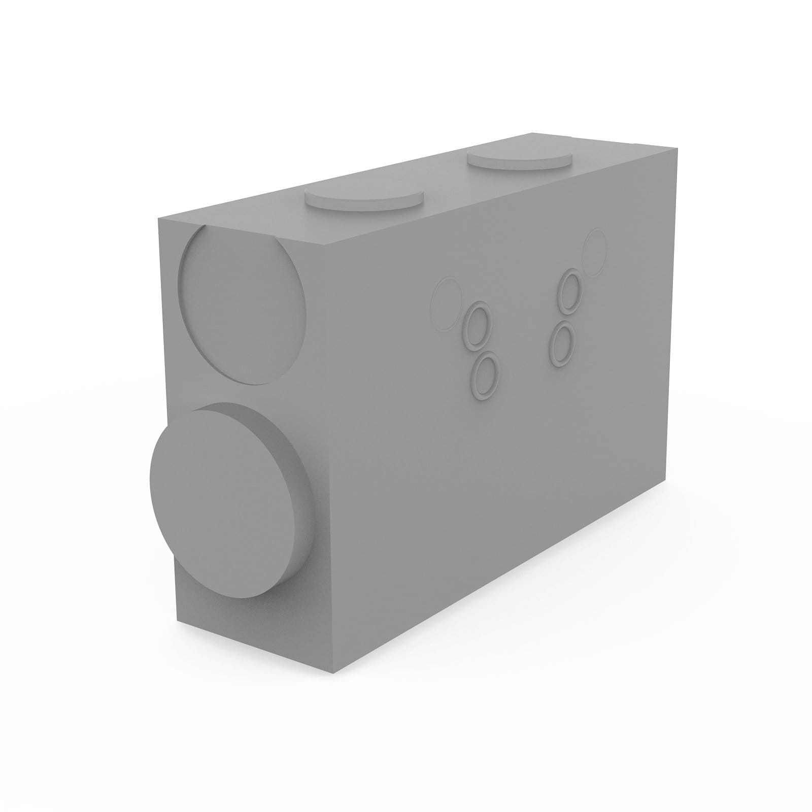 Modulares Trabon® MGO Verteilerventil – MGO-600S – 19,7 cm³ (1,200 in³)