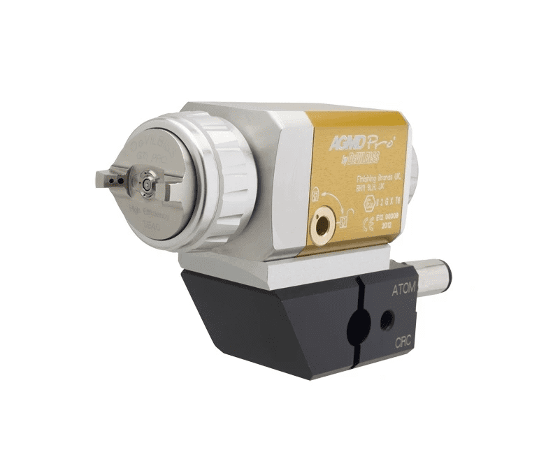 DeVilbiss AGMDPROU-HV30-085 – AGMD Pro Umlauf Automatik Pistole – Luftkappe: HV30, Düse: 0.85 mm, U-Head (Rezirkulation)