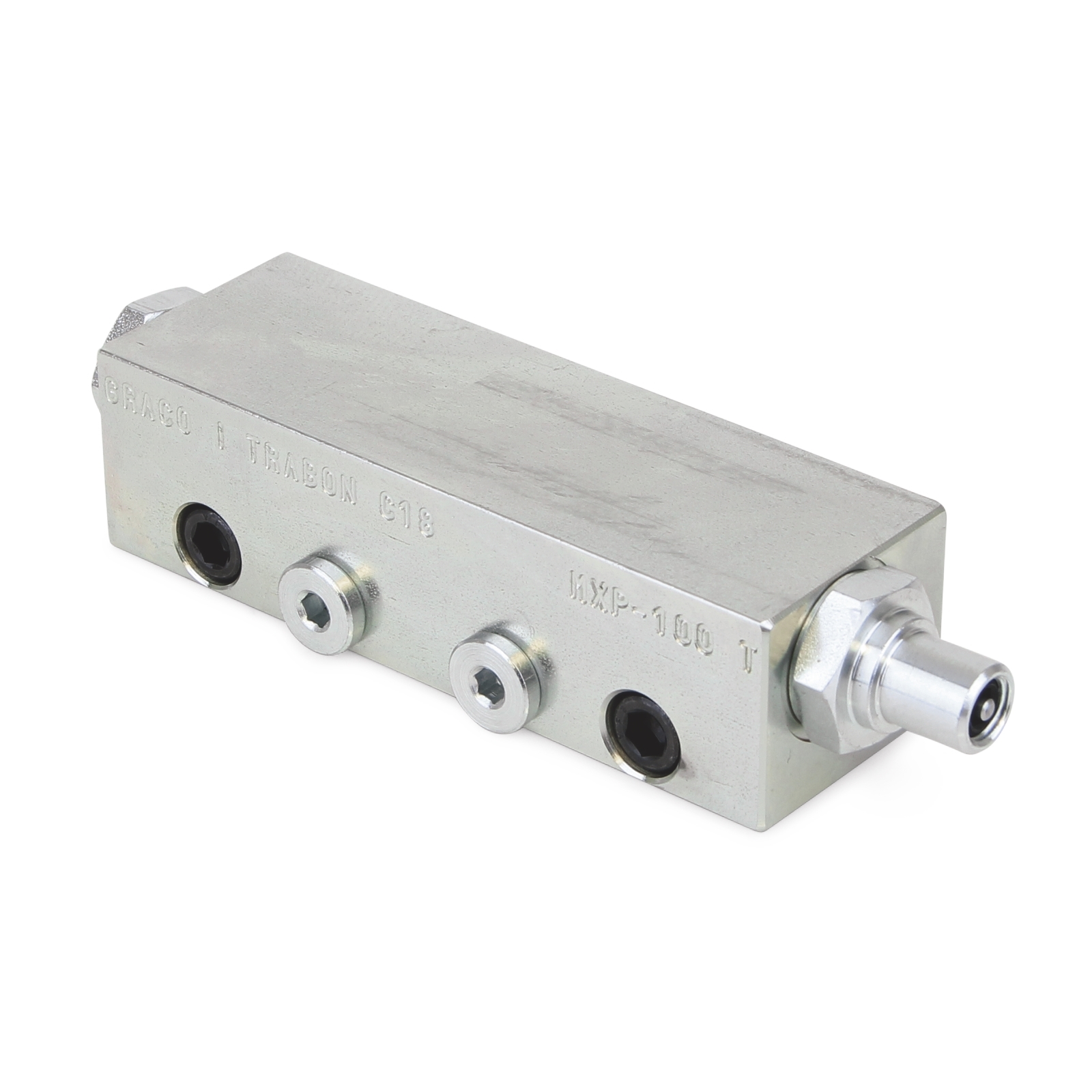 Modulares Trabon® MXP-Verteilerventil mit Anzeige - MXP-50T - 0,82 cm³ (0,050 in³)