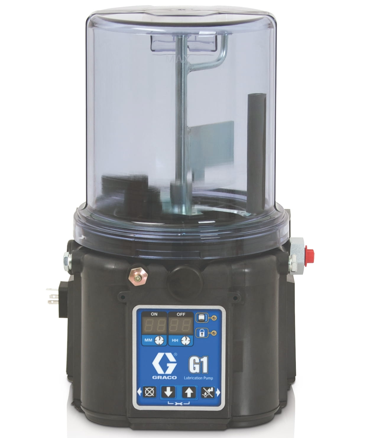 G1™ Plus Ölschmierpumpe, 90-240 VAC, 2 Liter, DIN