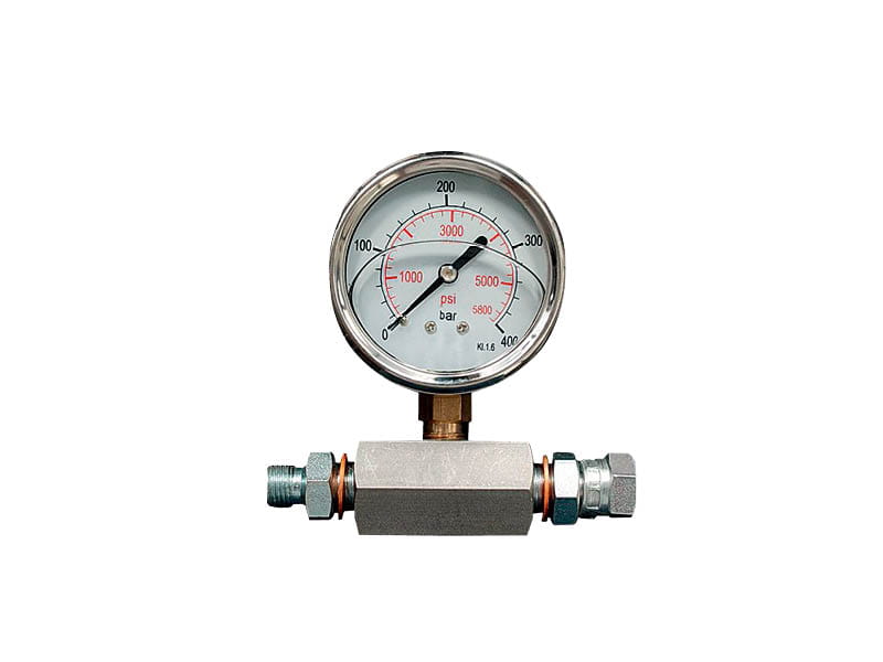 beschichtpunkt - Ersatzteil Manometer hinterer ø63mm Anschluss 1/4"