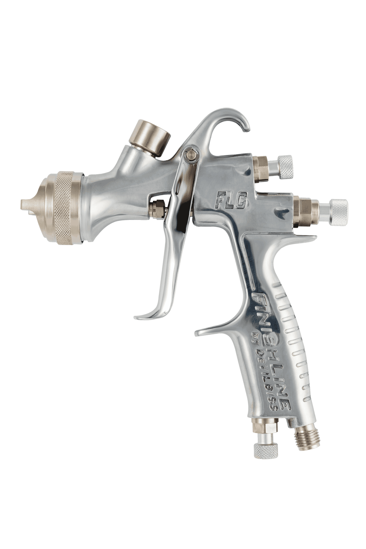 DeVilbiss FLG5 spray gun with gravity cup