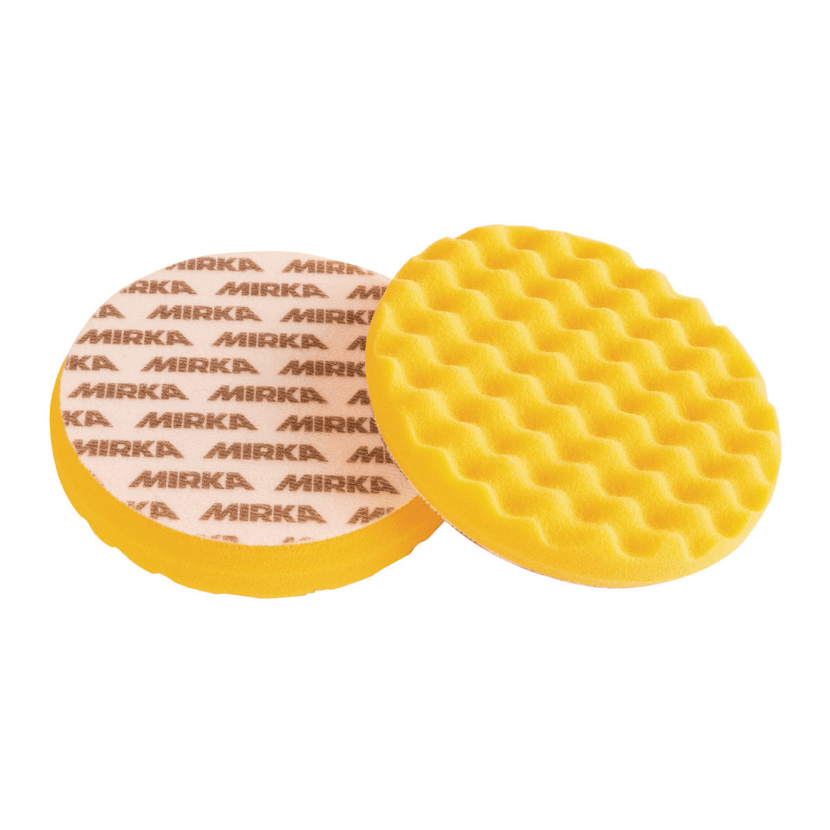 Mirka - Zubehör | Zubehör für Finish | Polishing Foam Pad Ø 135 mm Yellow Waffle Grip